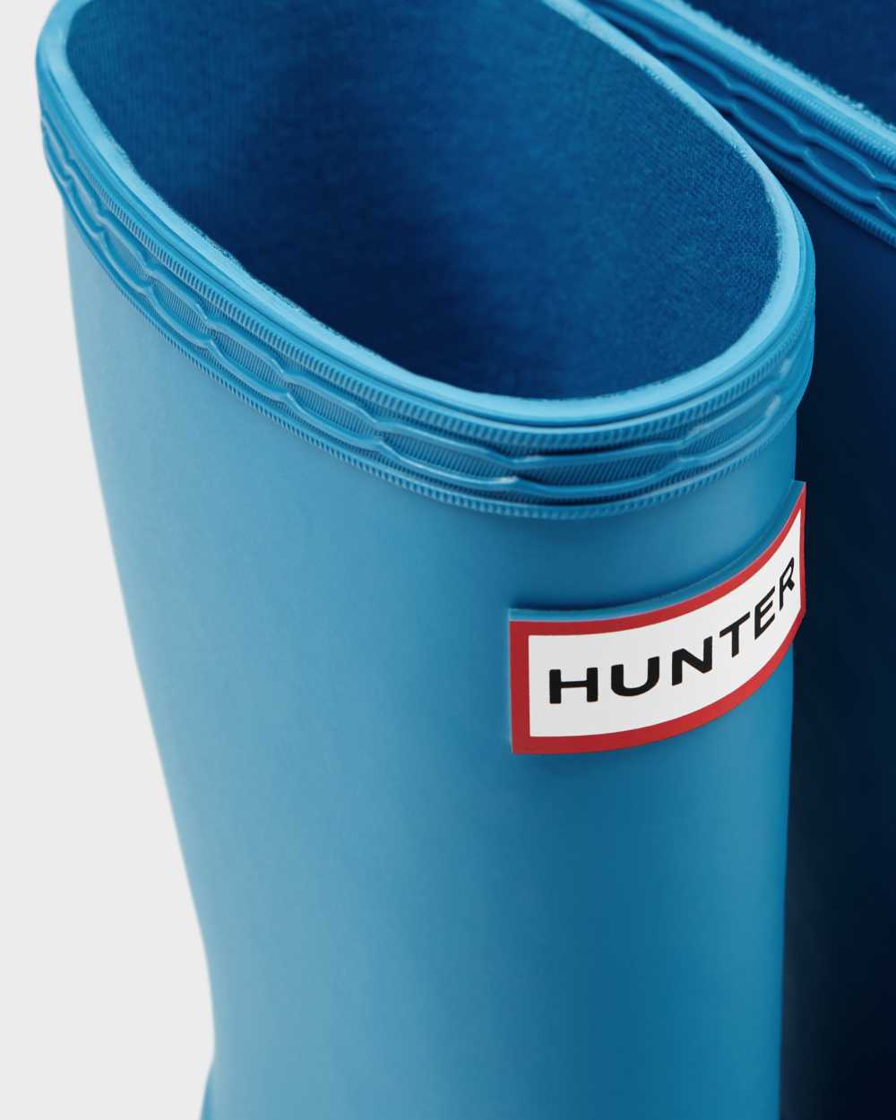 Hunter Original First Classic Kids Rain Boots NZ-62308Q Blue